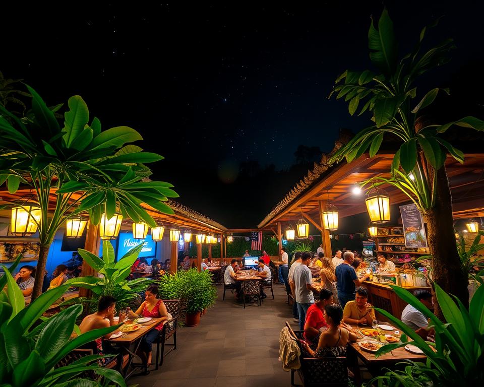 Are there any Indonesian restaurants in Ubud open late at night?