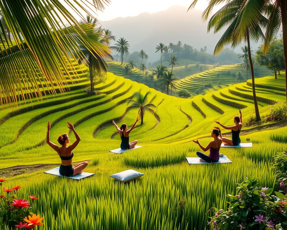 Are there any retreats in Ubud focused on yoga and meditation?