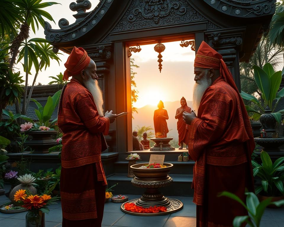 Balinese Hindu priests