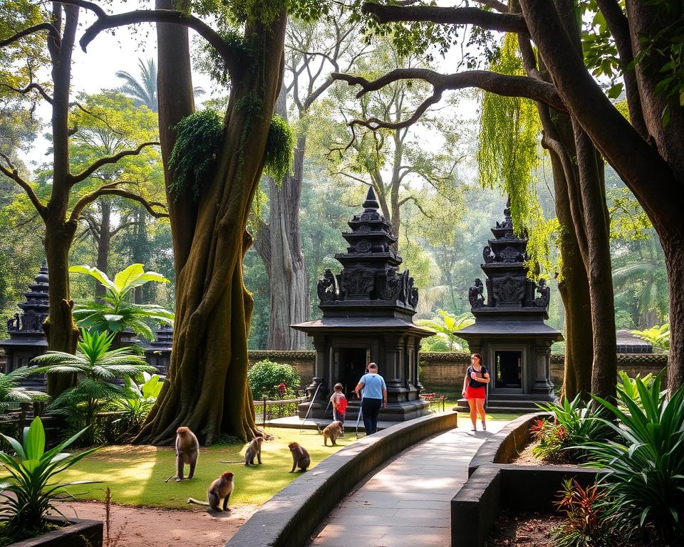 Balinese culture in the Sacred Monkey Forest