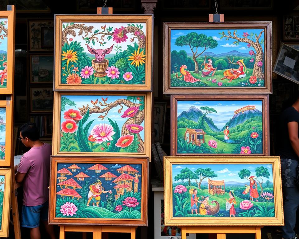 Balinese paintings