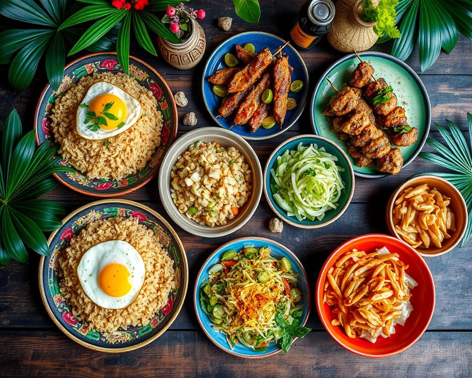 Balinese specialties featured in Ubud