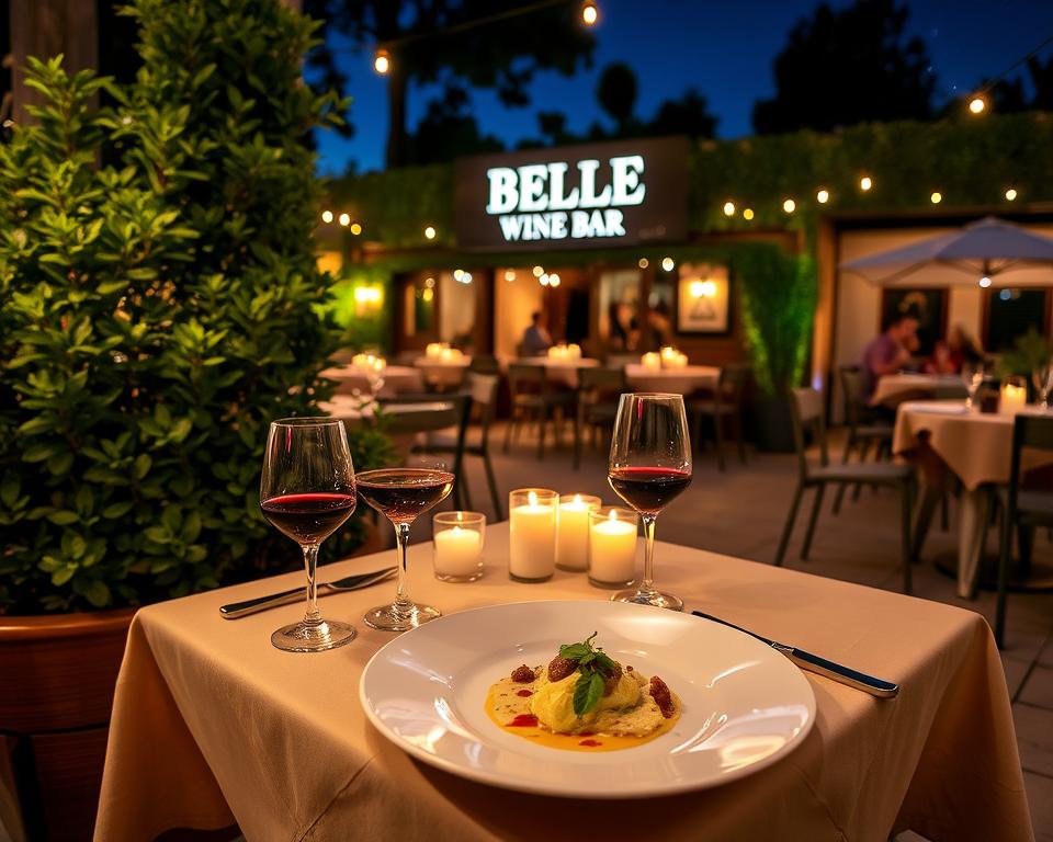 Belle Wine Bar culinary experience