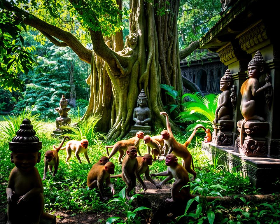 Can you take photos in Ubud Monkey Forest?