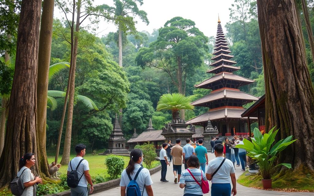 Cultural Immersion in Sacred Monkey Temple