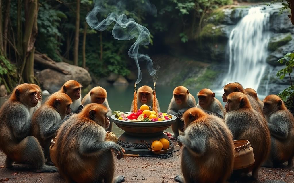 Cultural Practices and Rituals of the Sacred Monkey Forest