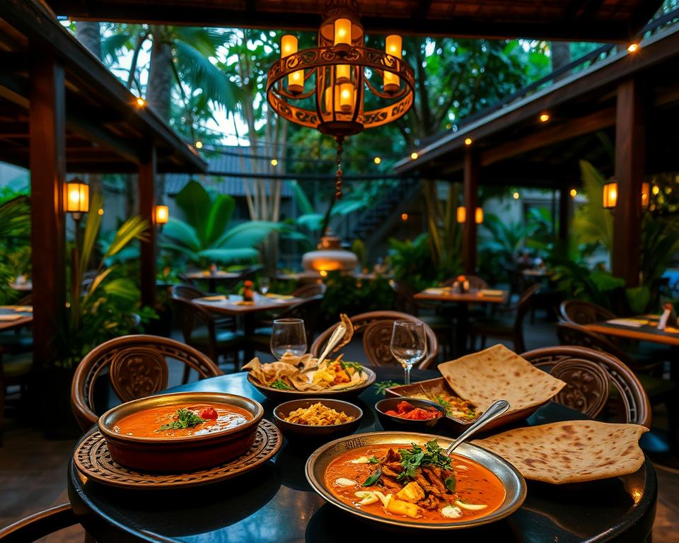 Dining experience in Ubud's Indian restaurants