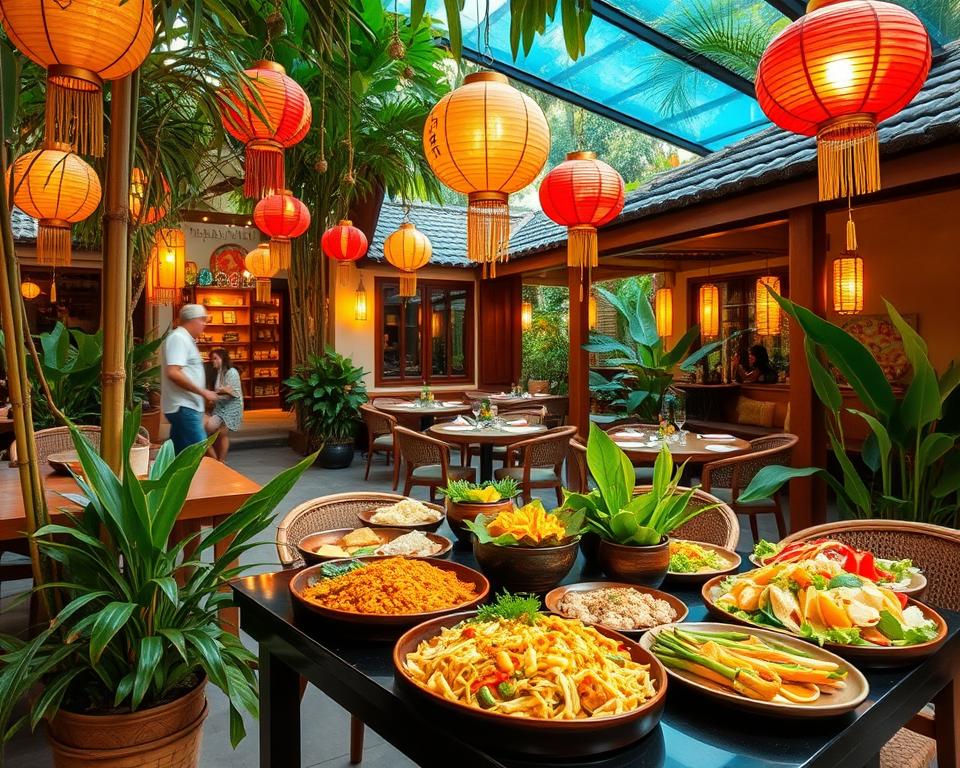 Do Chinese restaurants in Ubud cater to vegetarians?