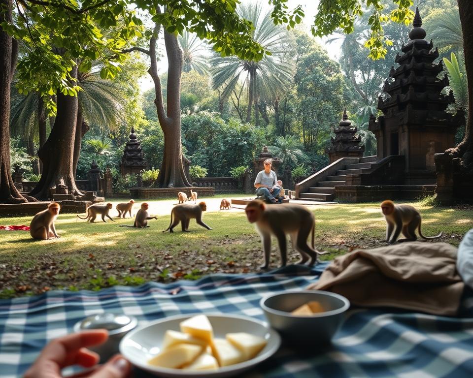 Eating policies Ubud Monkey Forest