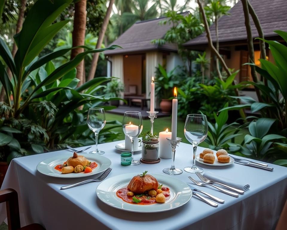 French cuisine in Bali dining