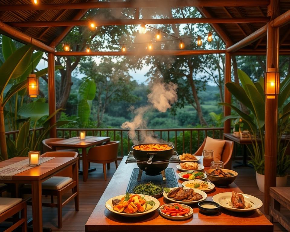 Golden Monkey Ubud dining ambiance