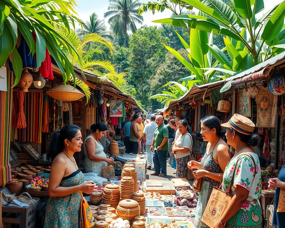 Haggling at Ubud Art Market