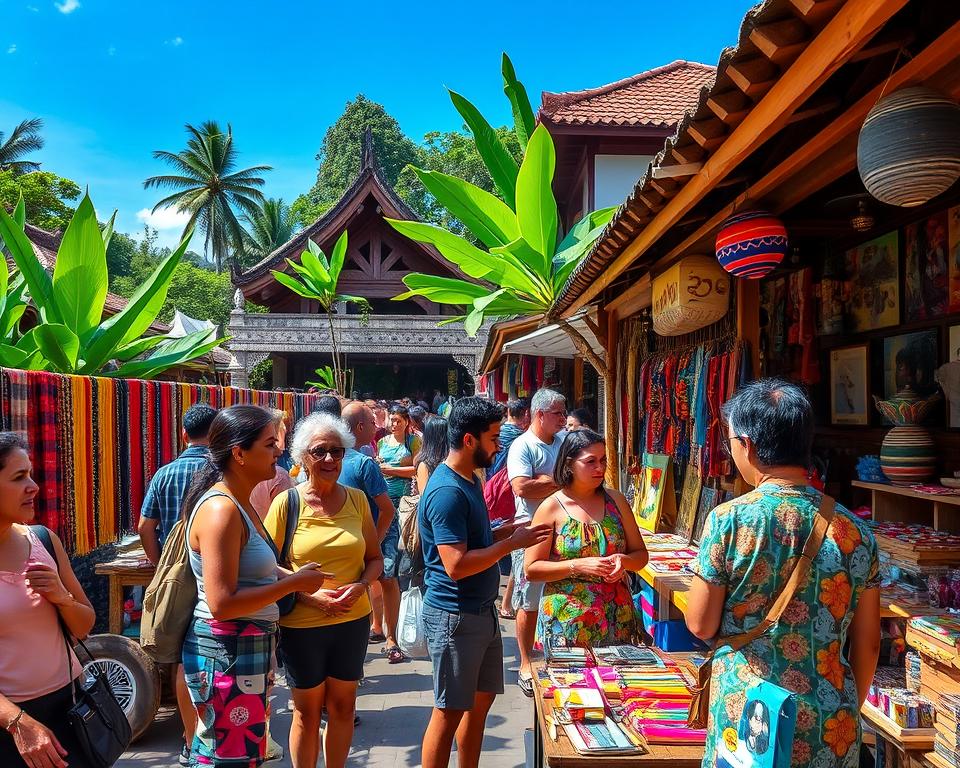 Haggling at Ubud Market