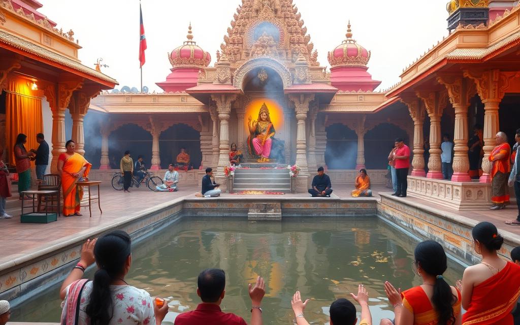 Hindu temples and spiritual practices