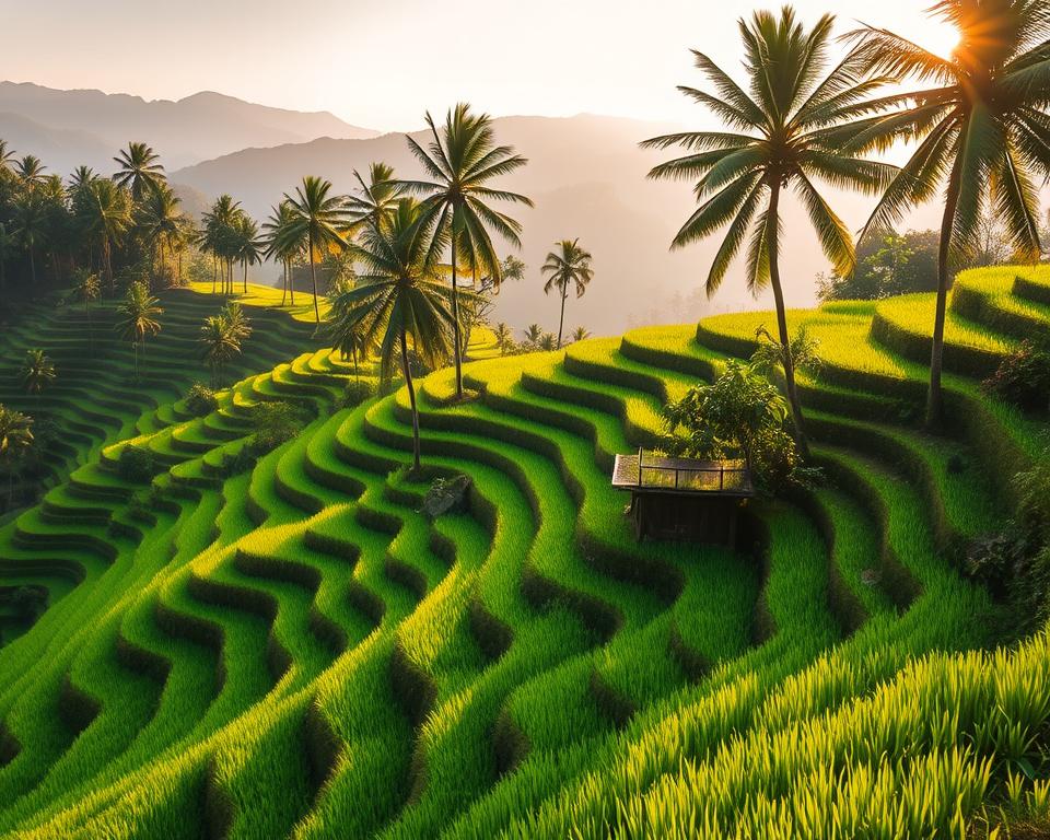 How much is the entrance fee for Tegalalang Rice Terrace 2025?