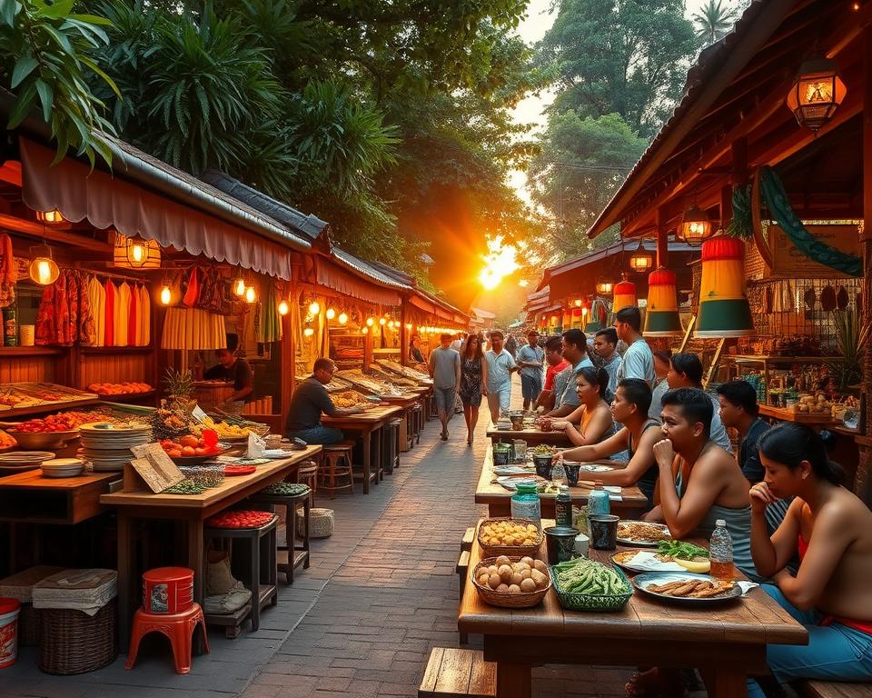 Indonesian street food Ubud