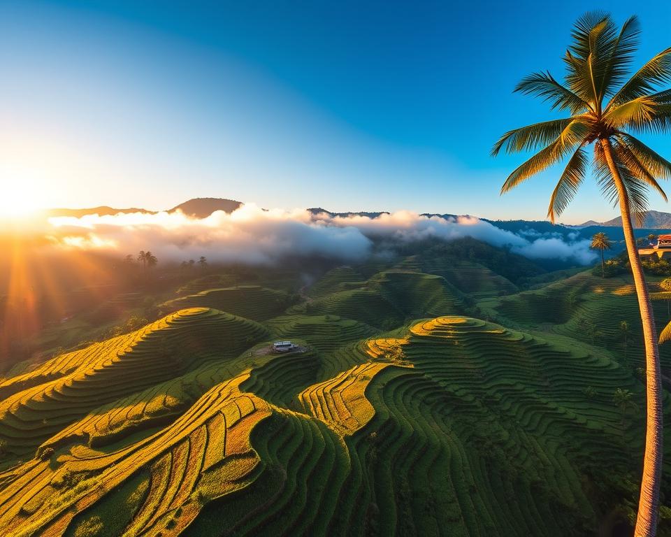 Is it better to go to Tegalalang Rice Terrace in the morning or Evening?