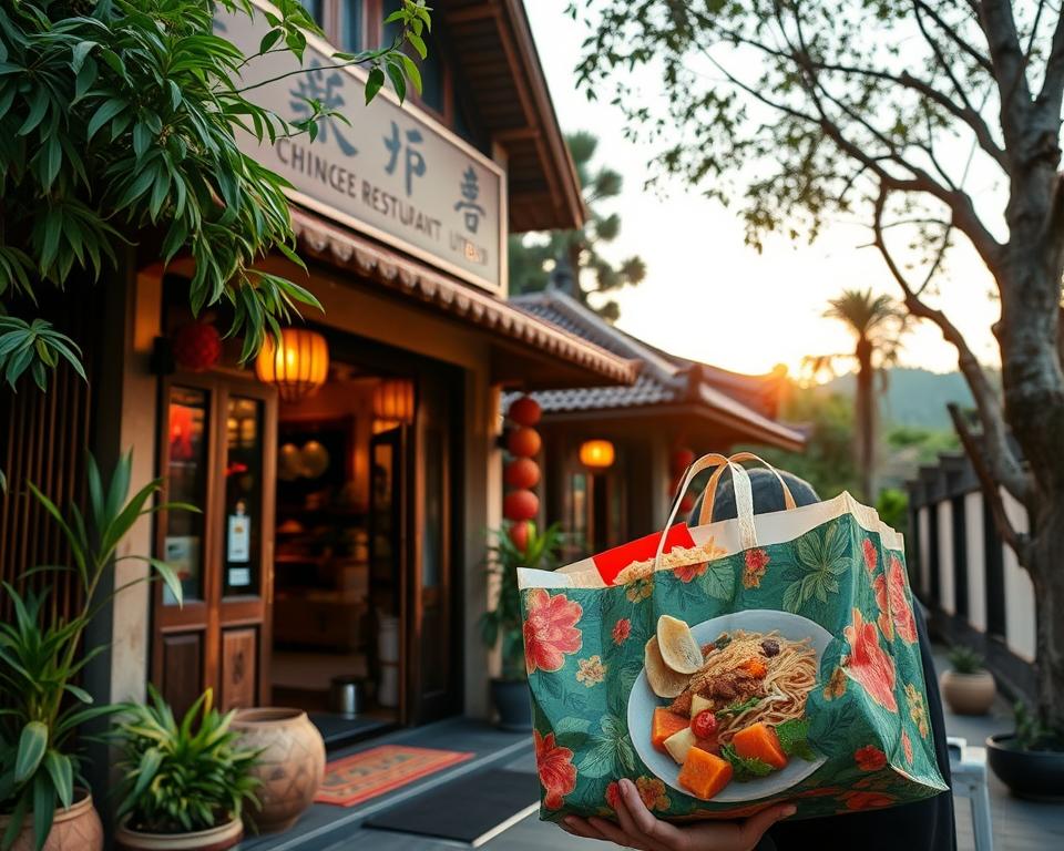 Is there a Chinese restaurant that offers delivery in Ubud?