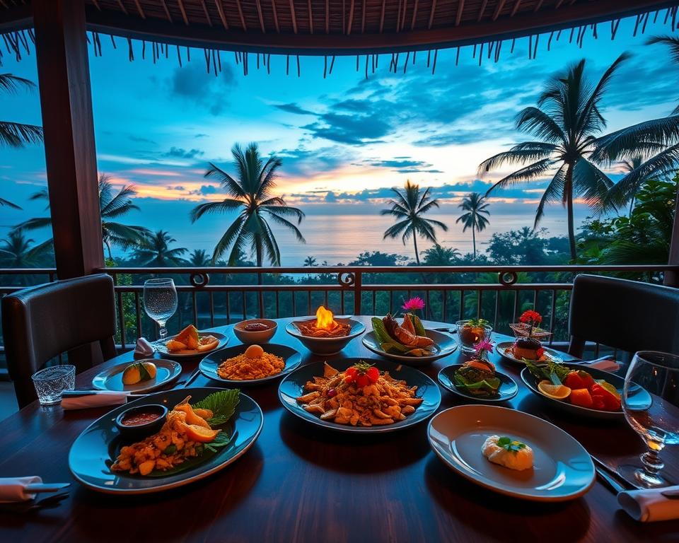 Is there a set menu available at Cantina Rooftop Bali?