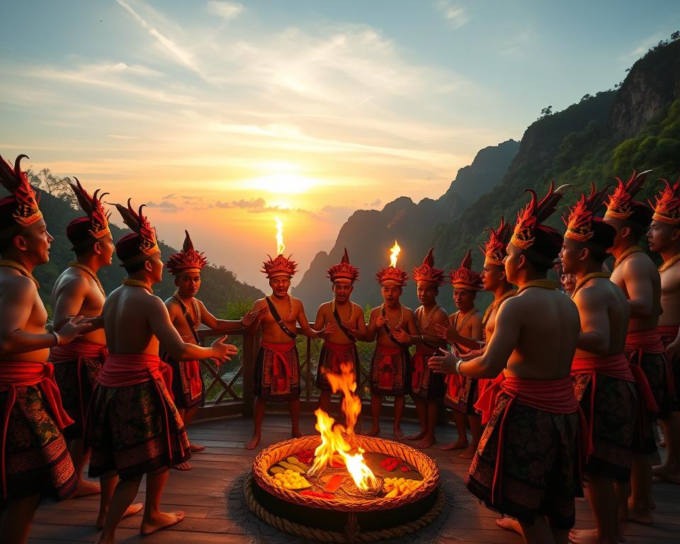 Kecak Dance performance