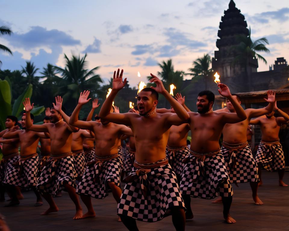 Kecak dance performance