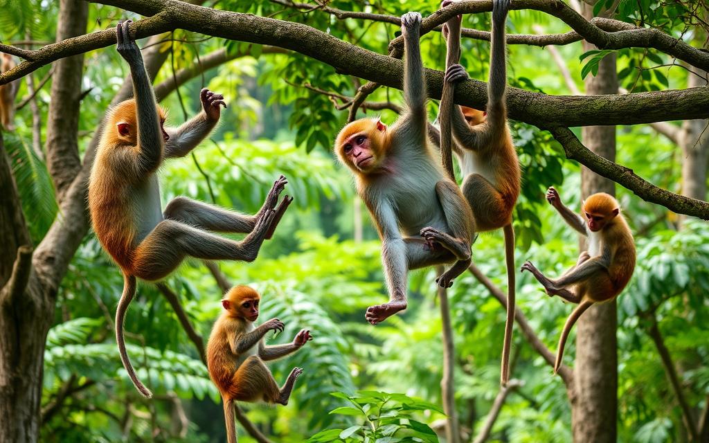 Monkey Behavior in the Ubud Monkey Forest