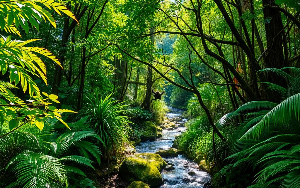 Natural Scenery in Sacred Monkey Forest