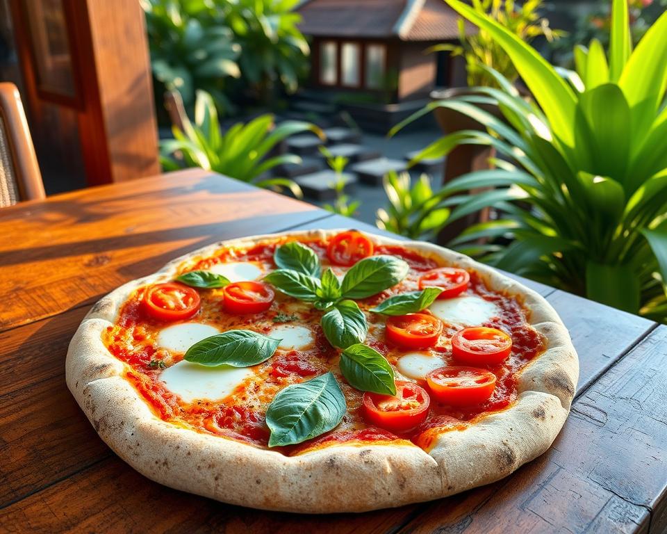 Neapolitan pizza in Ubud