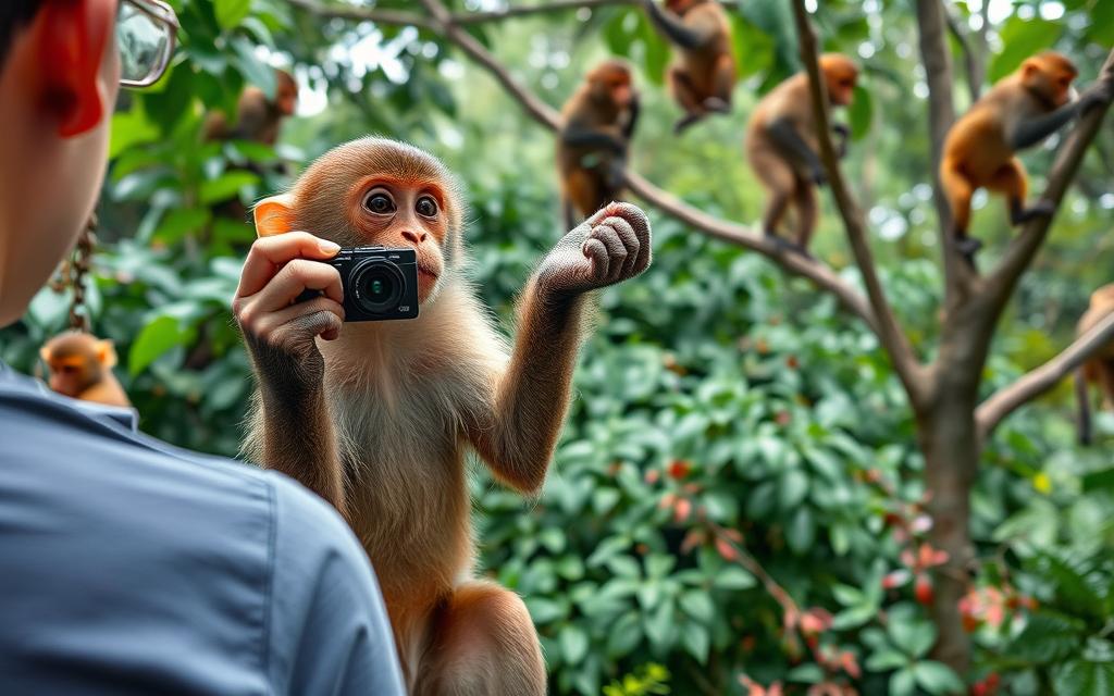 Photography tips for monkey encounters