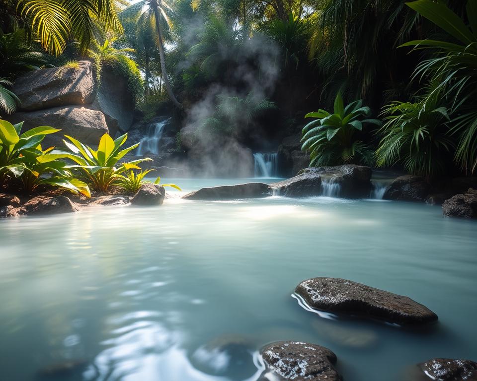 Relaxation at Natural Hot Springs