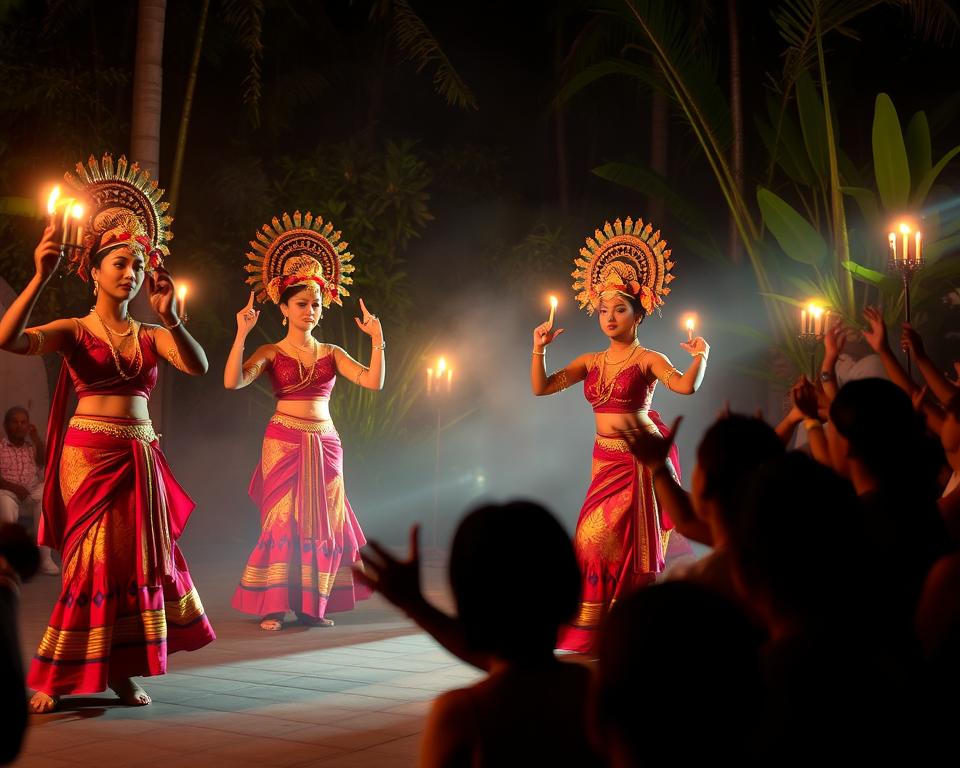 Sanghyang Dedari dance performance