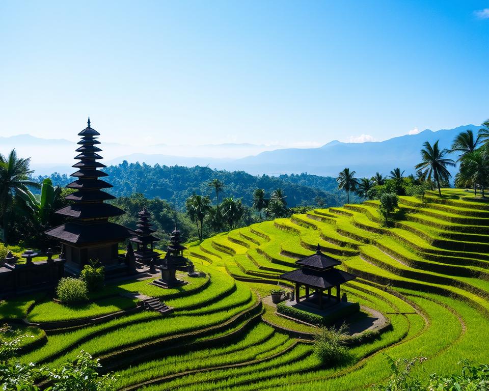 Temples Near Ubud's Rice Terraces