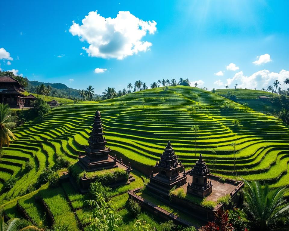 Temples Near Ubud's Rice Terraces