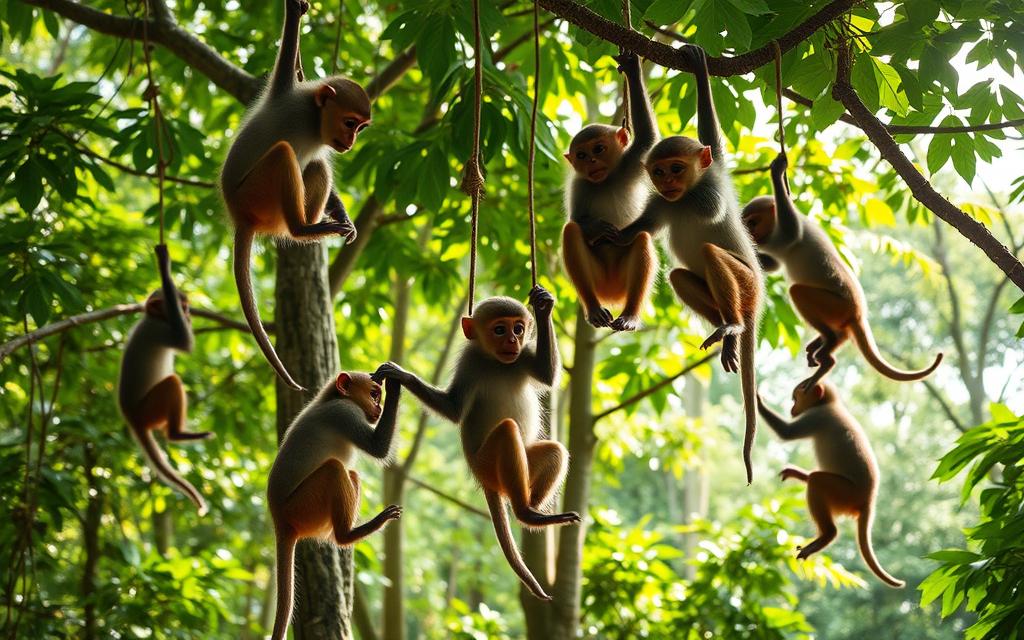 The Monkeys of the Sacred Monkey Forest Sanctuary