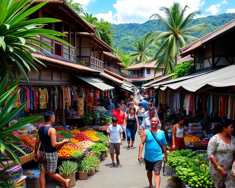 Ubud Central Market Location