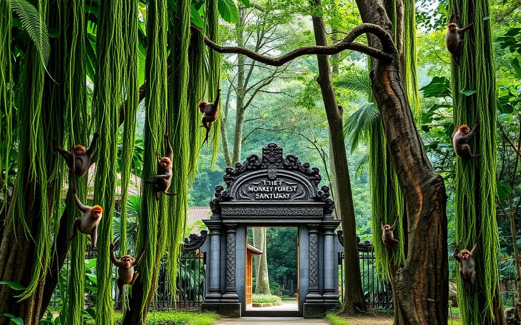 Ubud Monkey Forest location