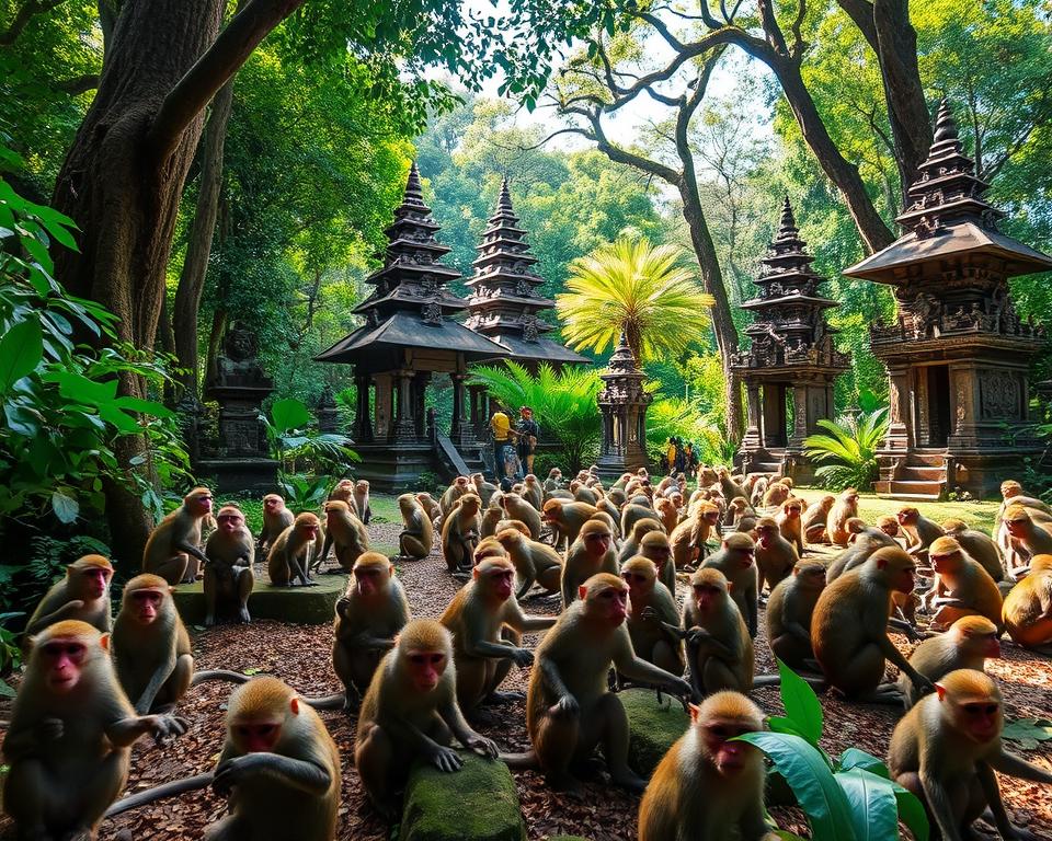 Ubud Monkey Forest population