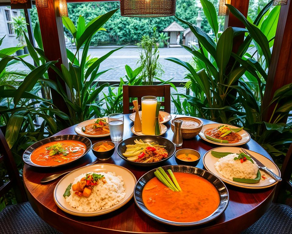 Ubud dining at Curry N More showcasing fusion dishes