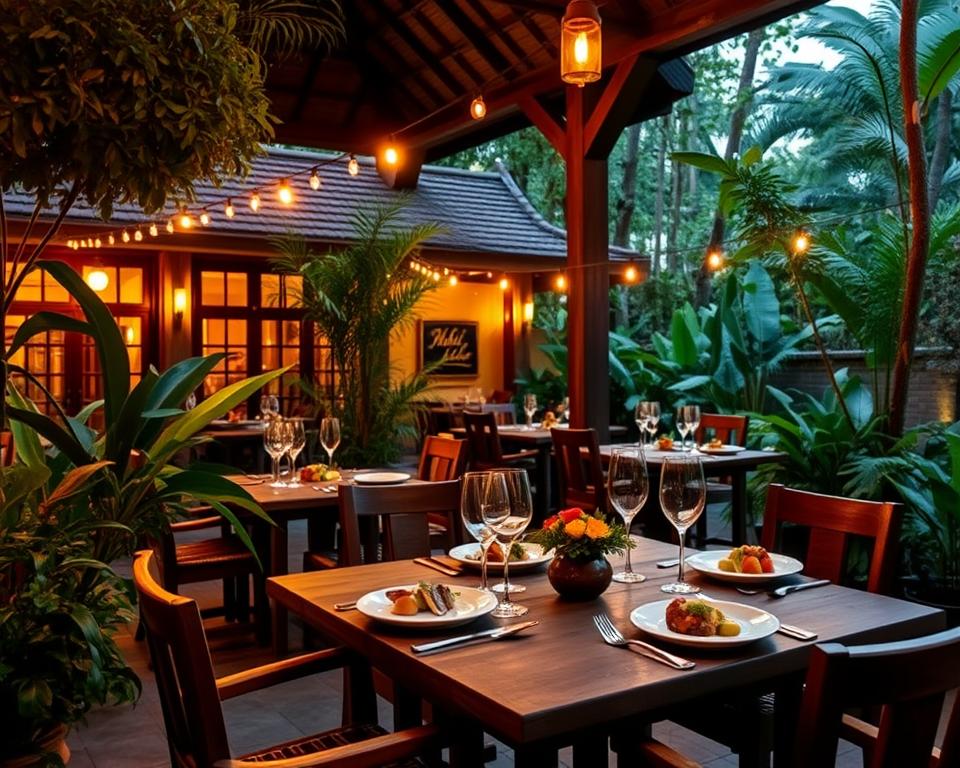 Ubud restaurants with French dining experience