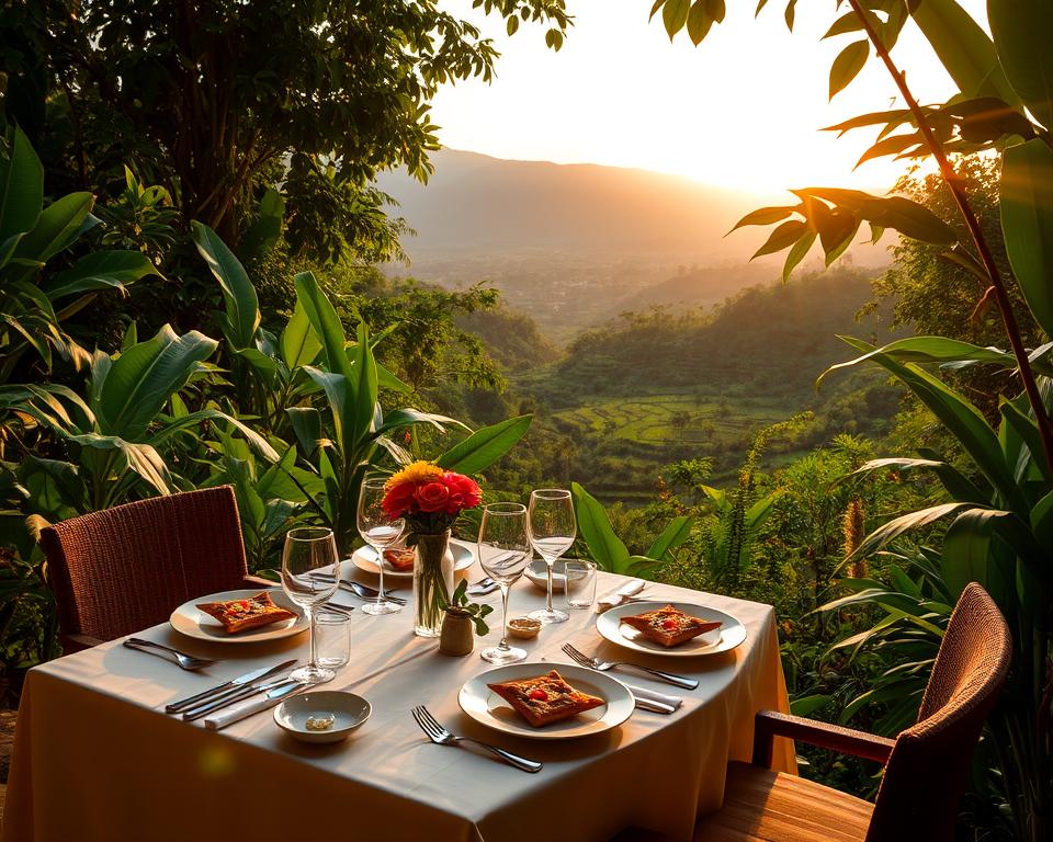 Ubud scenic dining