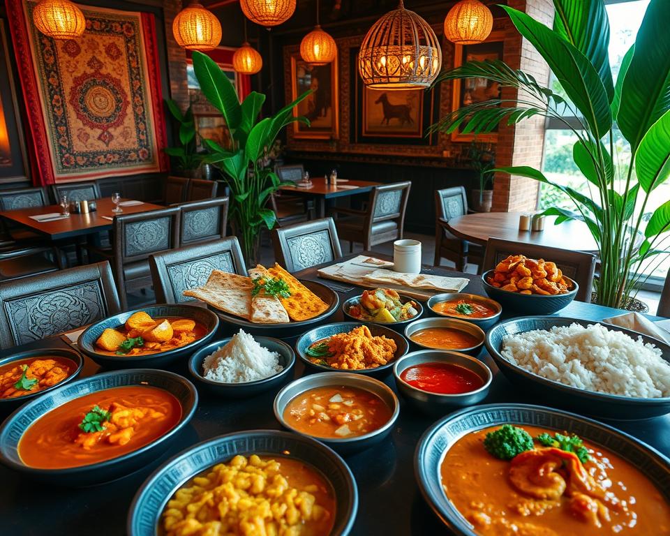 What are the price ranges for Indian restaurants in Ubud?