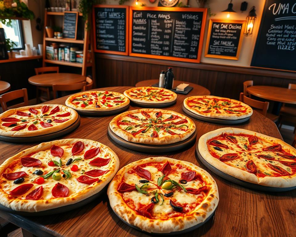 What is the price range for pizza at Uma Cucina?