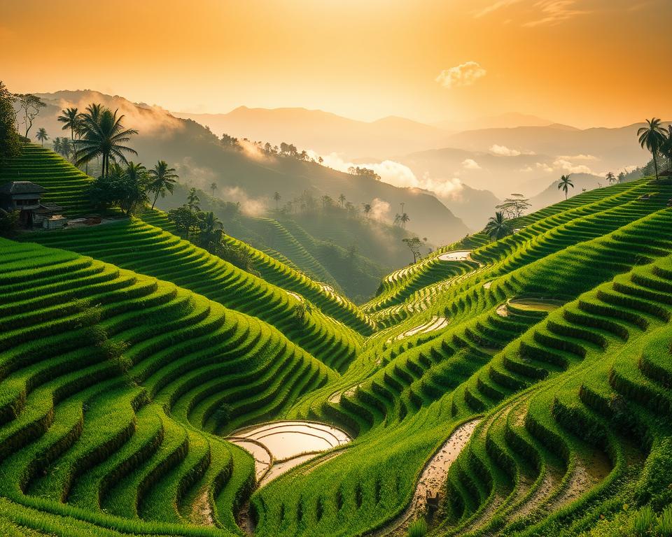 What time to go to Tegalalang Rice Terrace?