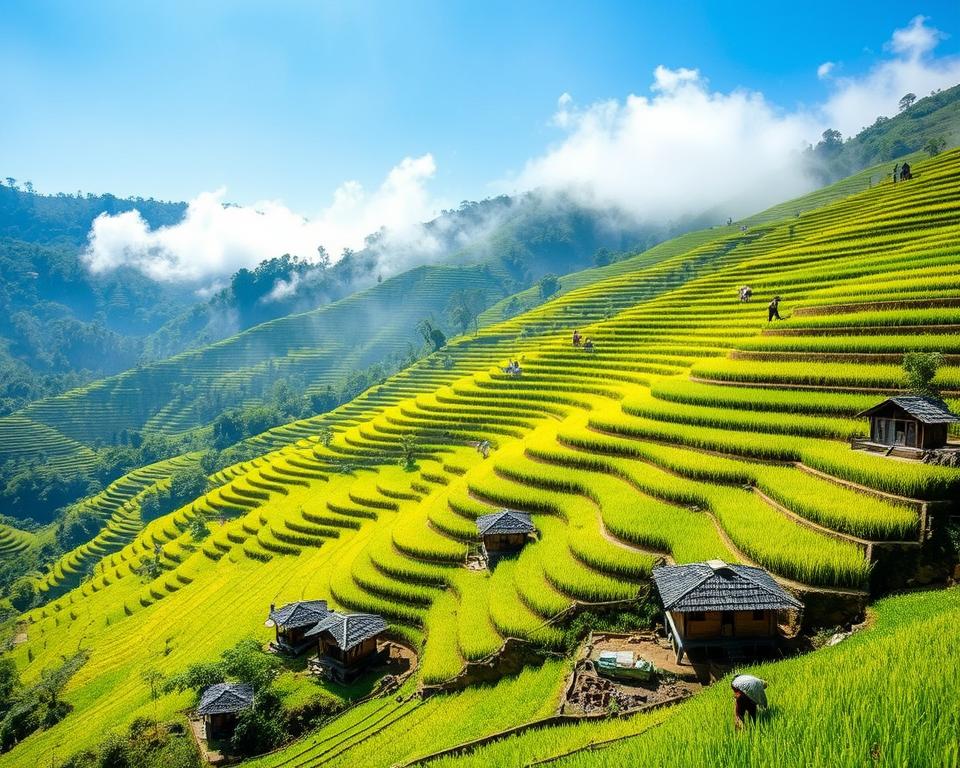 When to visit rice terraces?