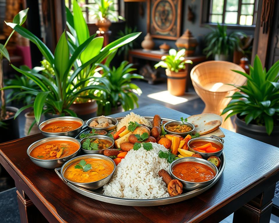 Where can I find Indian thali in Ubud?