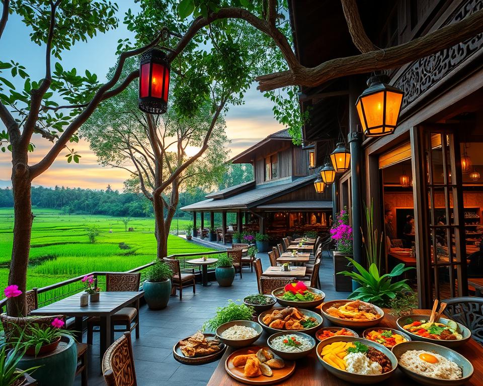 Where can I find halal Indonesian restaurants in Ubud?