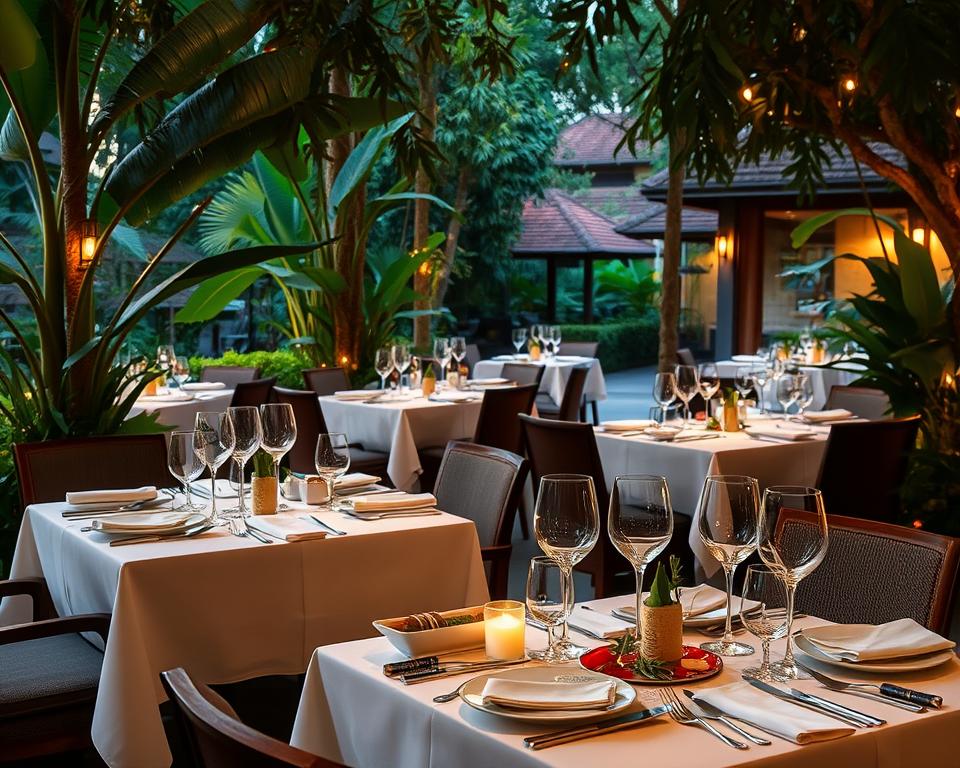 Which French restaurants in Ubud offer fine dining experiences?