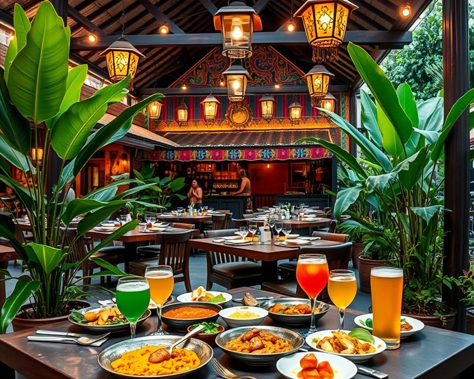 Which Indian restaurants in Ubud serve alcohol?