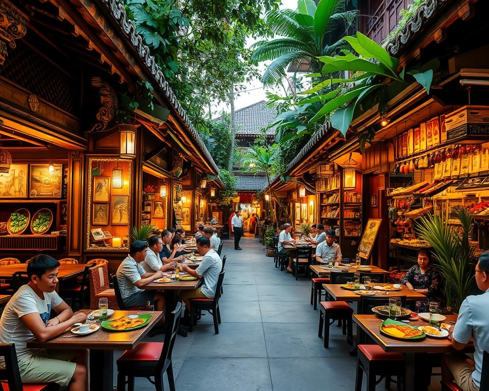 Which Indonesian restaurants in Ubud are known for authentic Balinese cuisine?