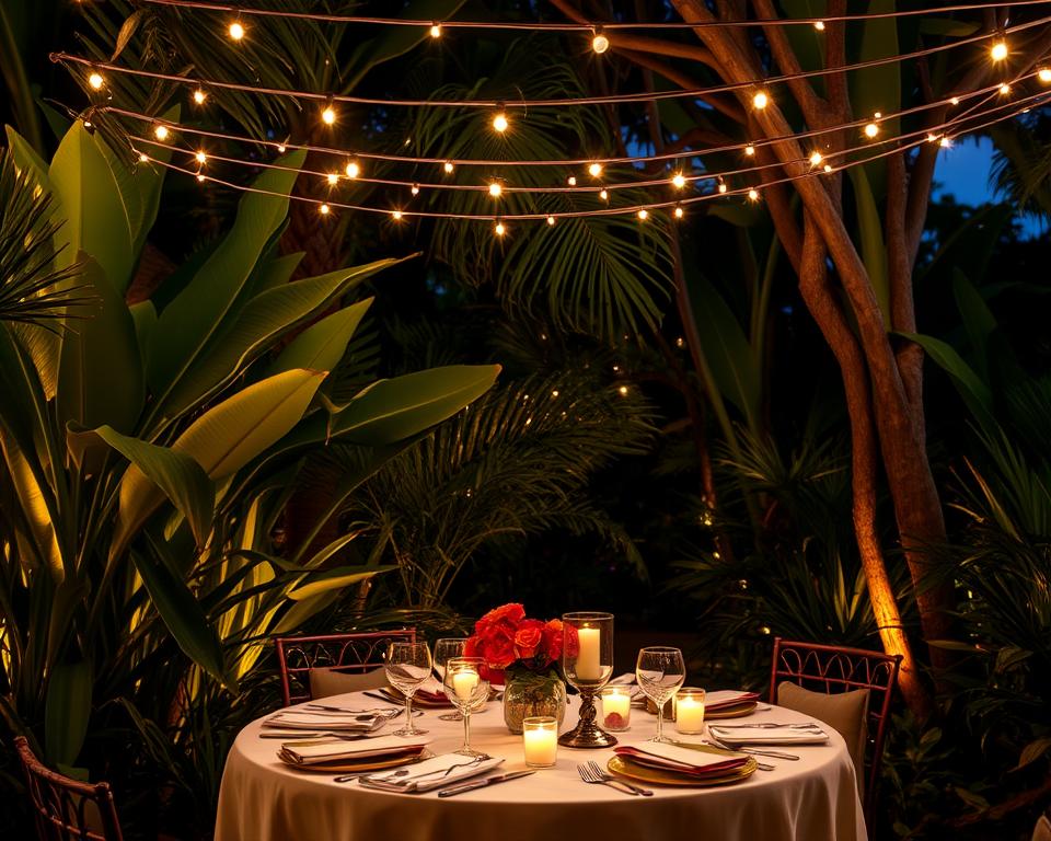 Which restaurants in Ubud offer candlelight dinners?